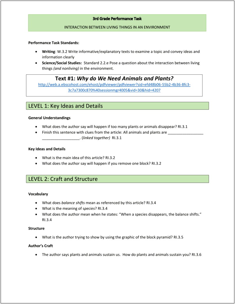 3rd Grade Social Studies Lesson Plan Template