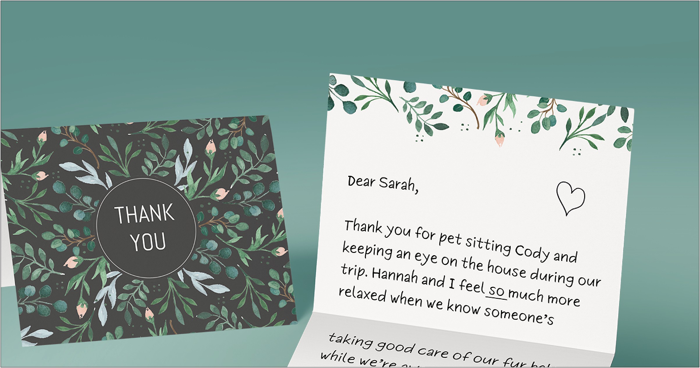 3x4 Note Card Template With Paw Print