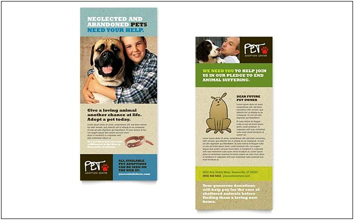 4x6 Card Template For Shelter Animals