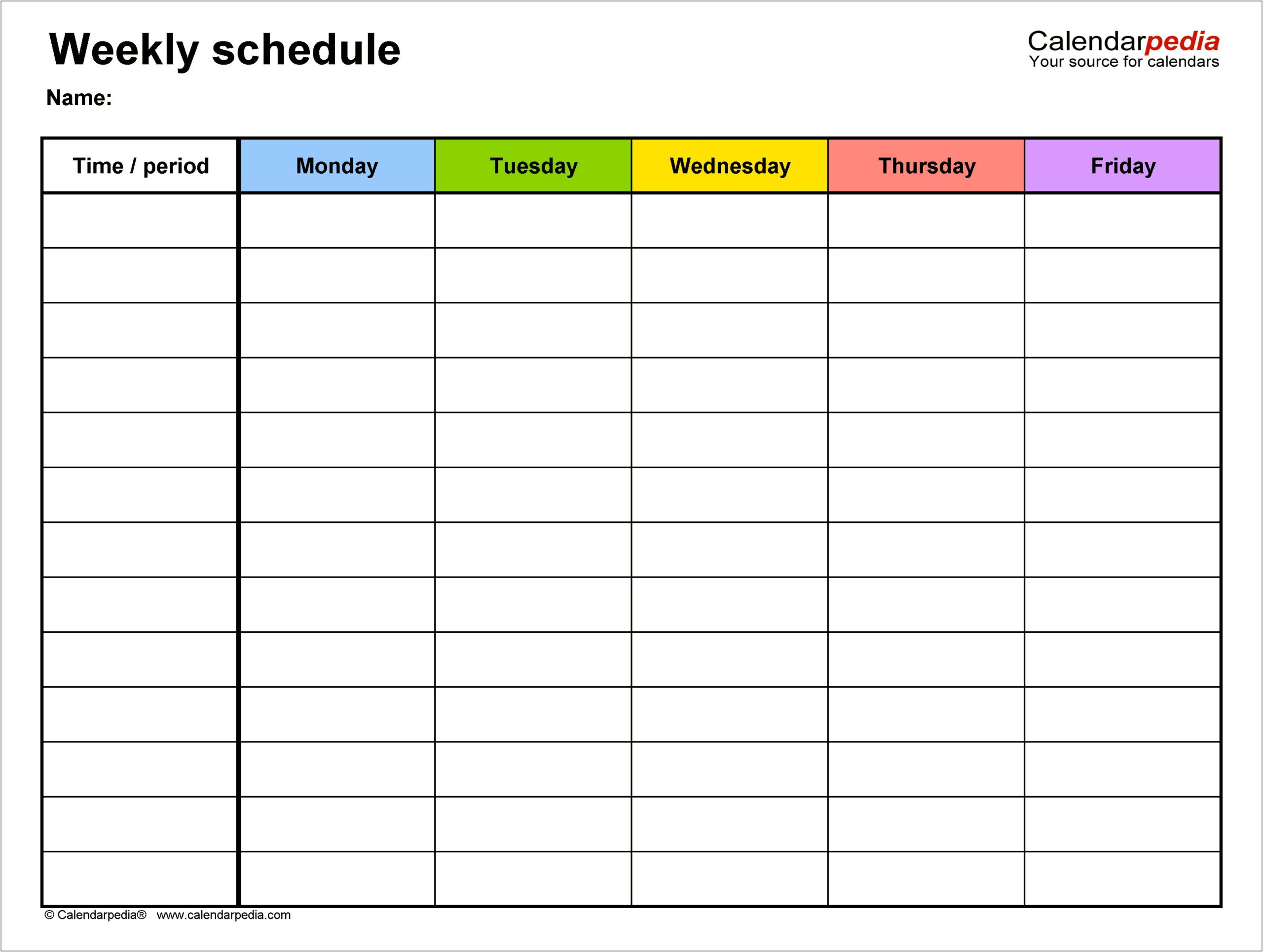 5 Year Maintenance Plan Template Uk