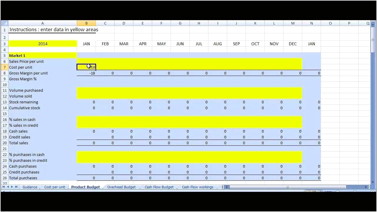 5 Year Sales Plan Template Excel