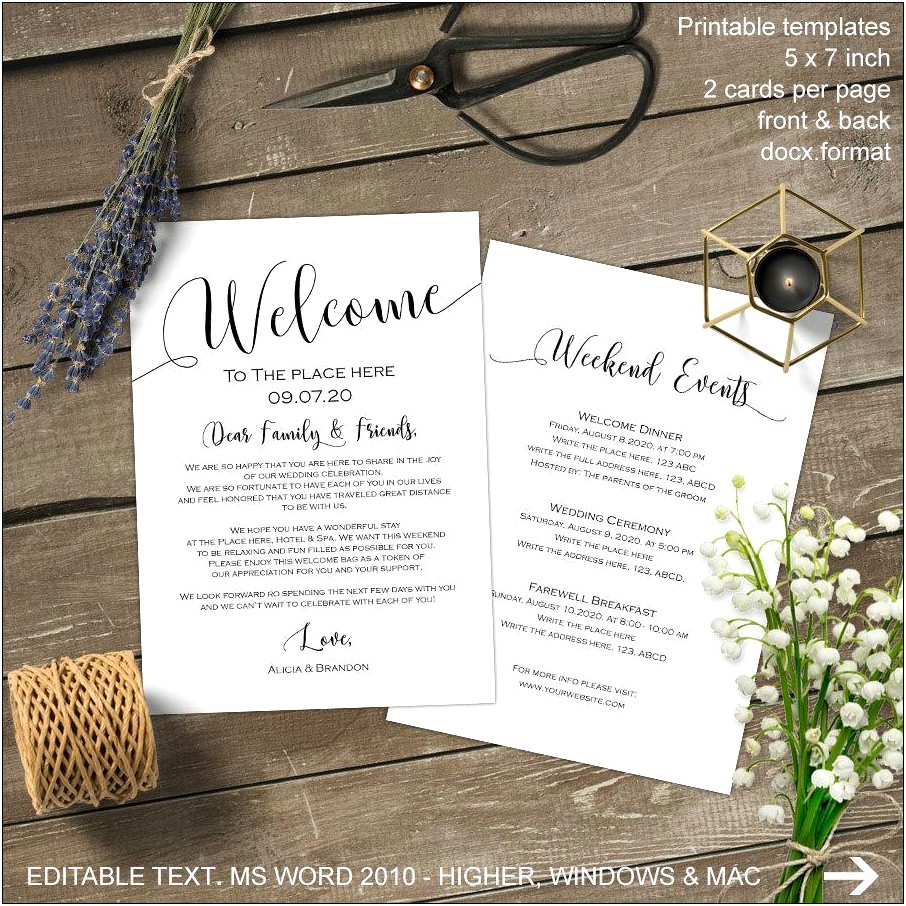 5x7 Card Template Print Shop Mac