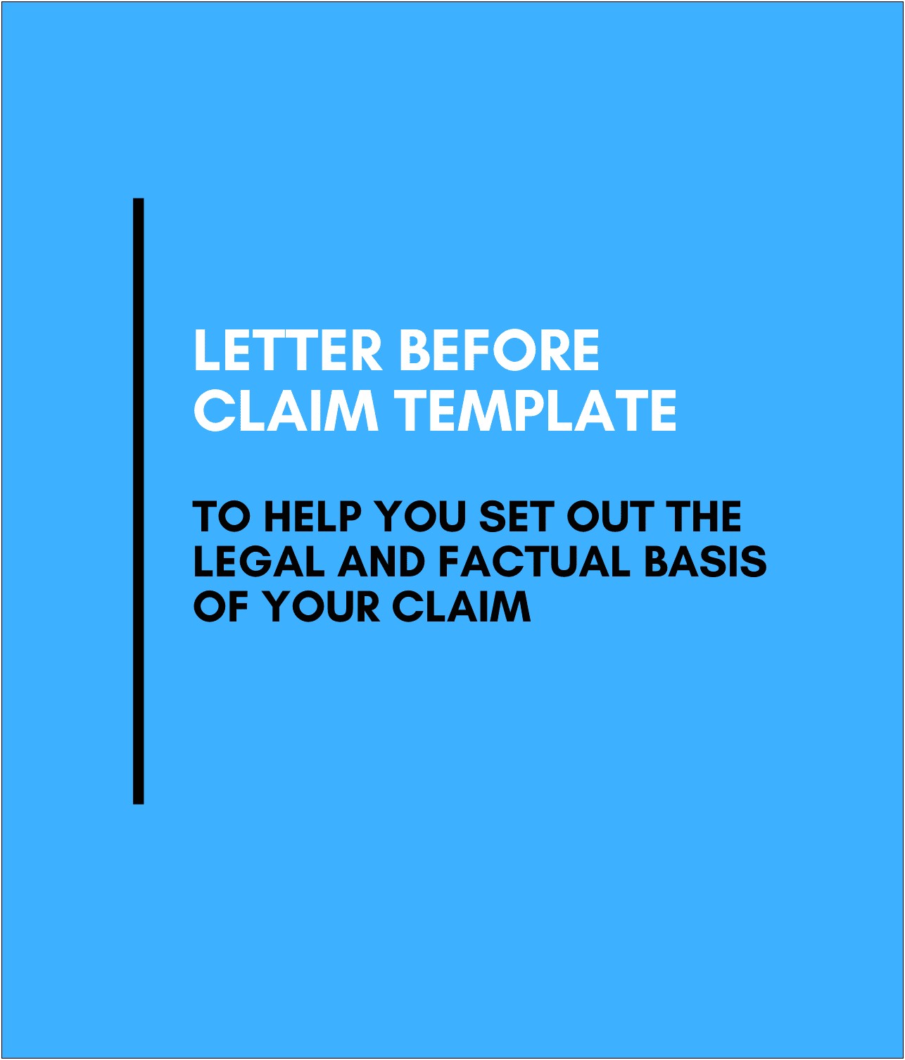 7 Day Letter Before Action Template