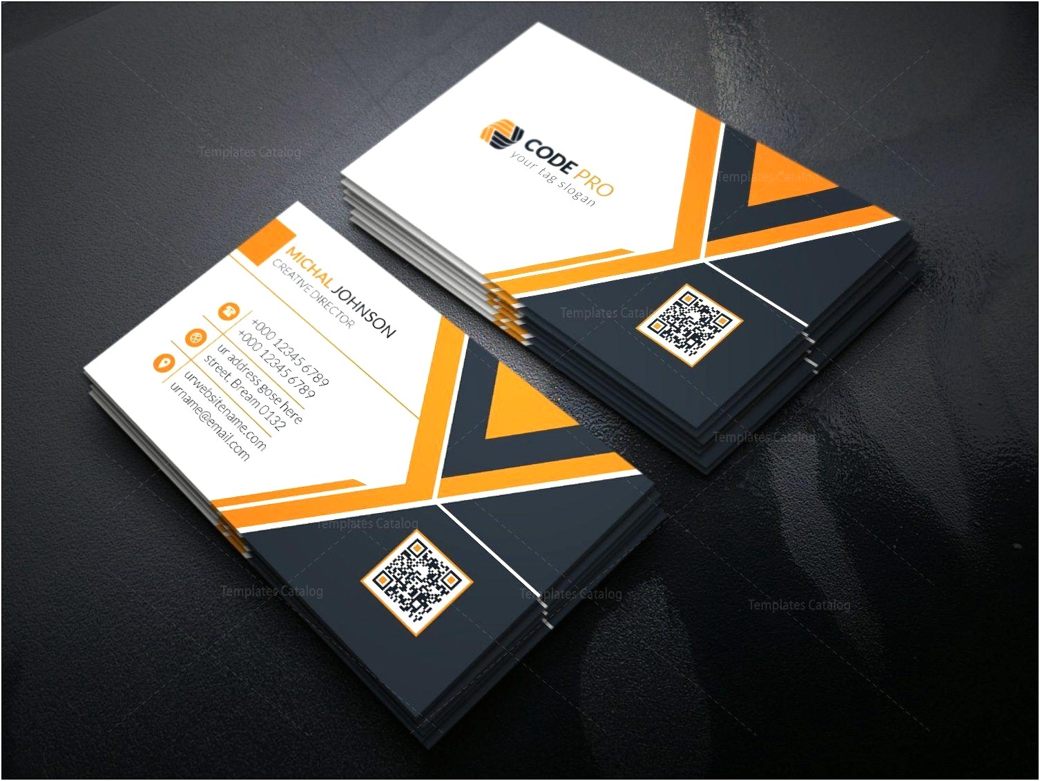 8 Business Card Template For Printing