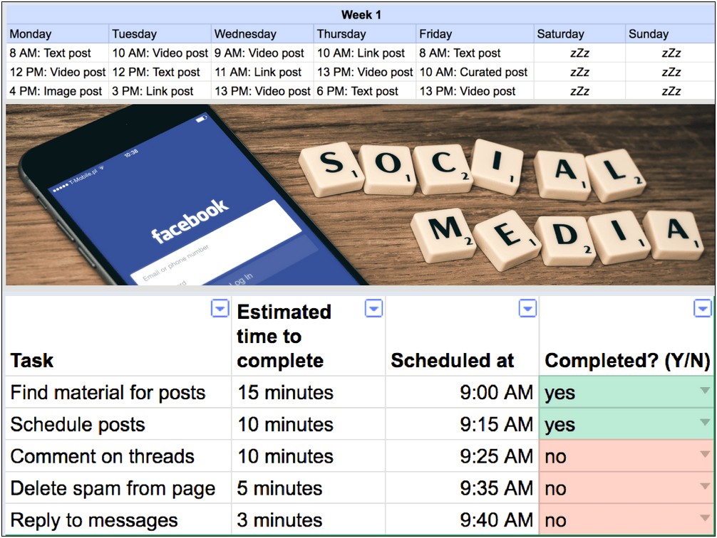 8 Week Marketing Plan Template Pdf