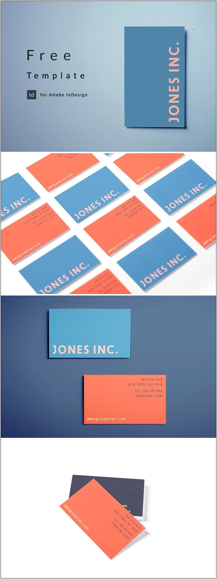 8.5 X 11 Business Card Template Indesign