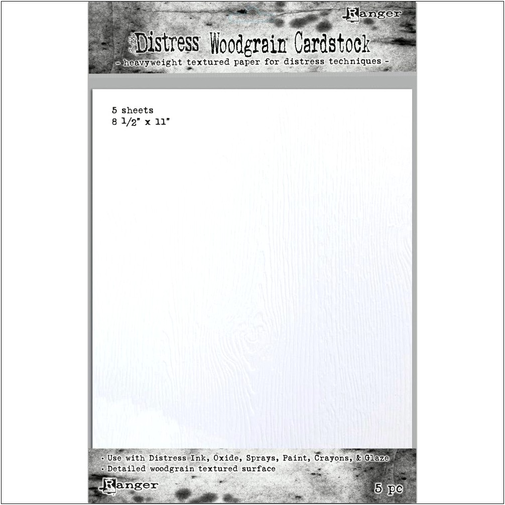 8.5 X 11 Card Template Paint