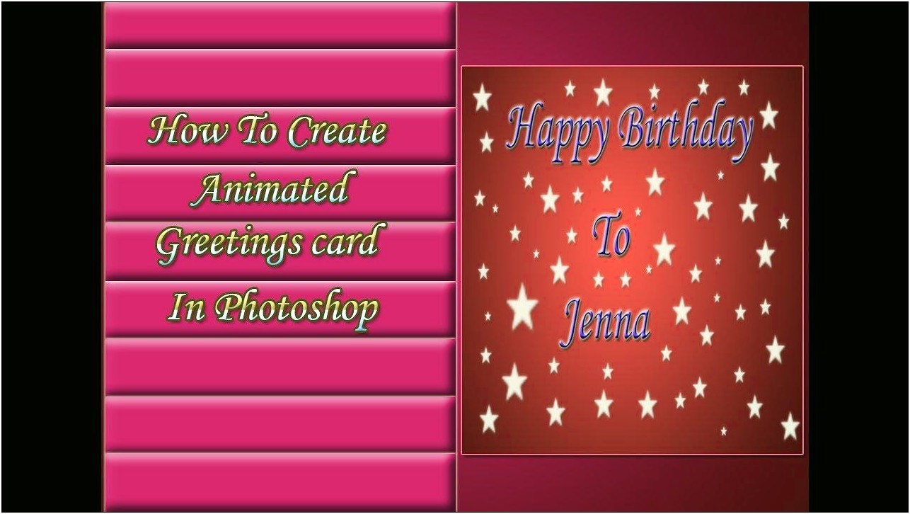 8.5 X 11 Photoshop Greeting Card Template