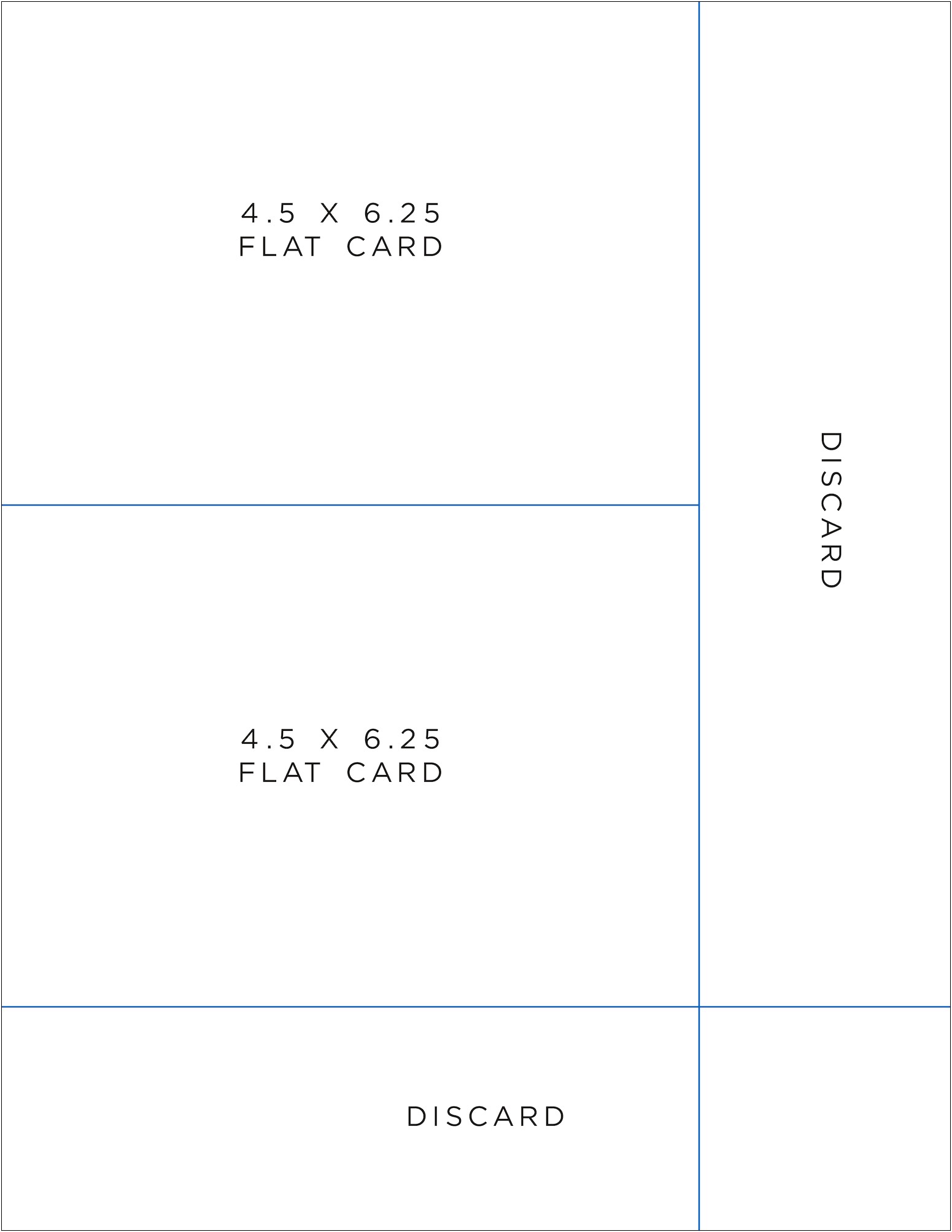 8.5x11 Paper Greeting Card Template