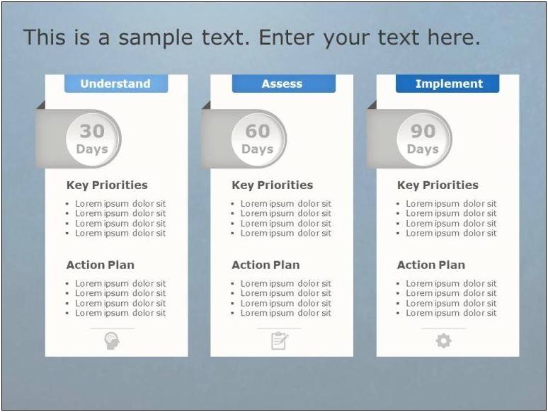 90 Day Action Plan Template For Managers