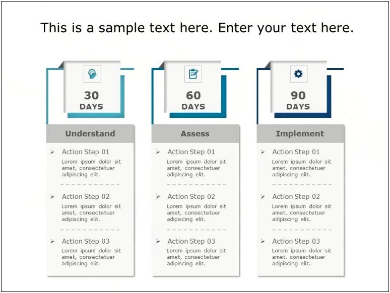 90 Day Business Action Plan Template