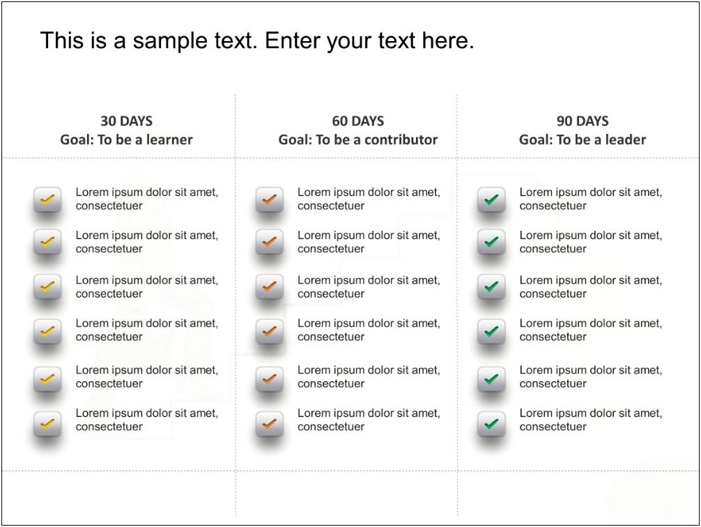 90 Day Plan For New Leaders Template