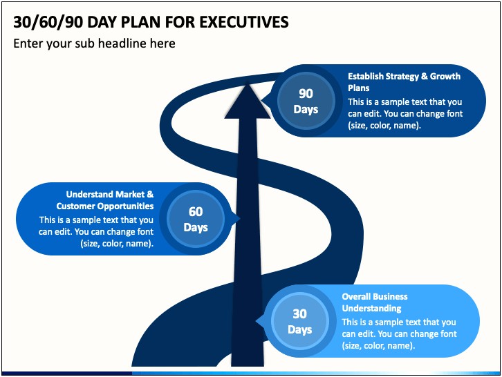 90 Day Plan Template For Executives