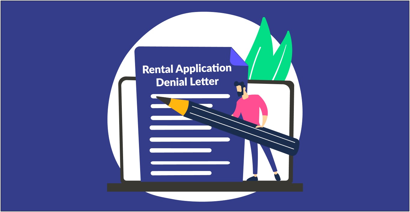 A Non Rejection Letter For Tenants Template