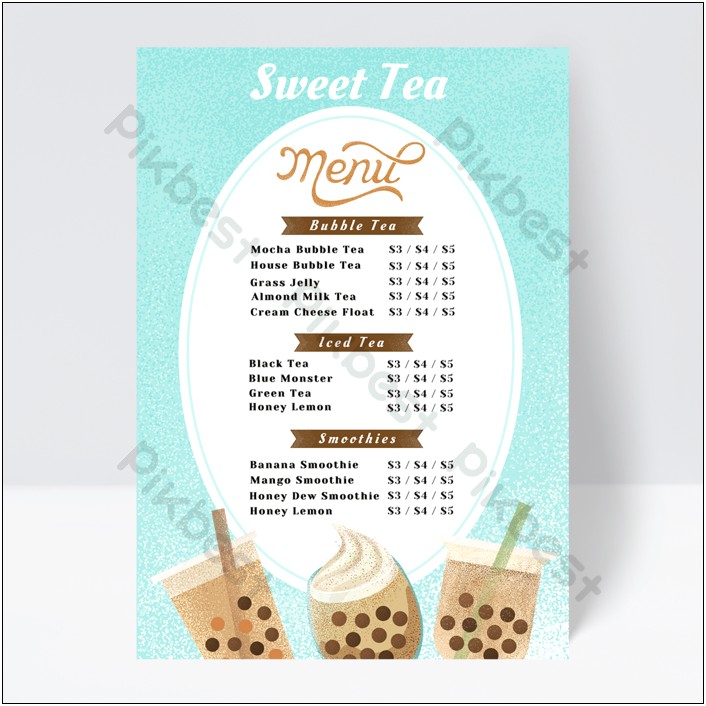 A Sample Bubble Tea Shop Business Plan Template