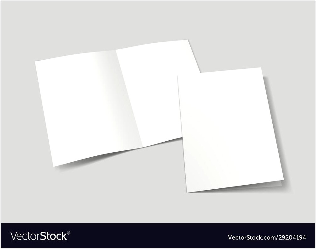 A4 Greeting Card Templates Half Fold