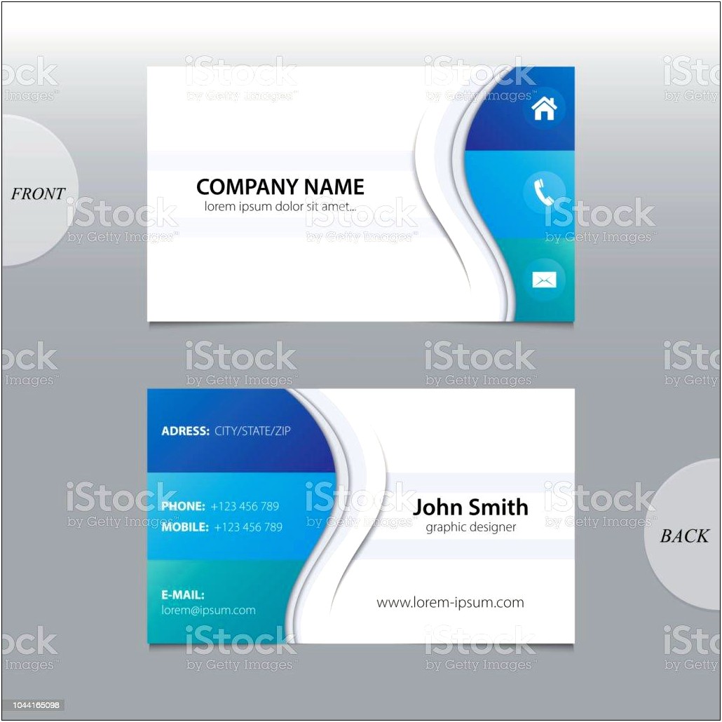 Abstract Modern Vector Business Card Templates