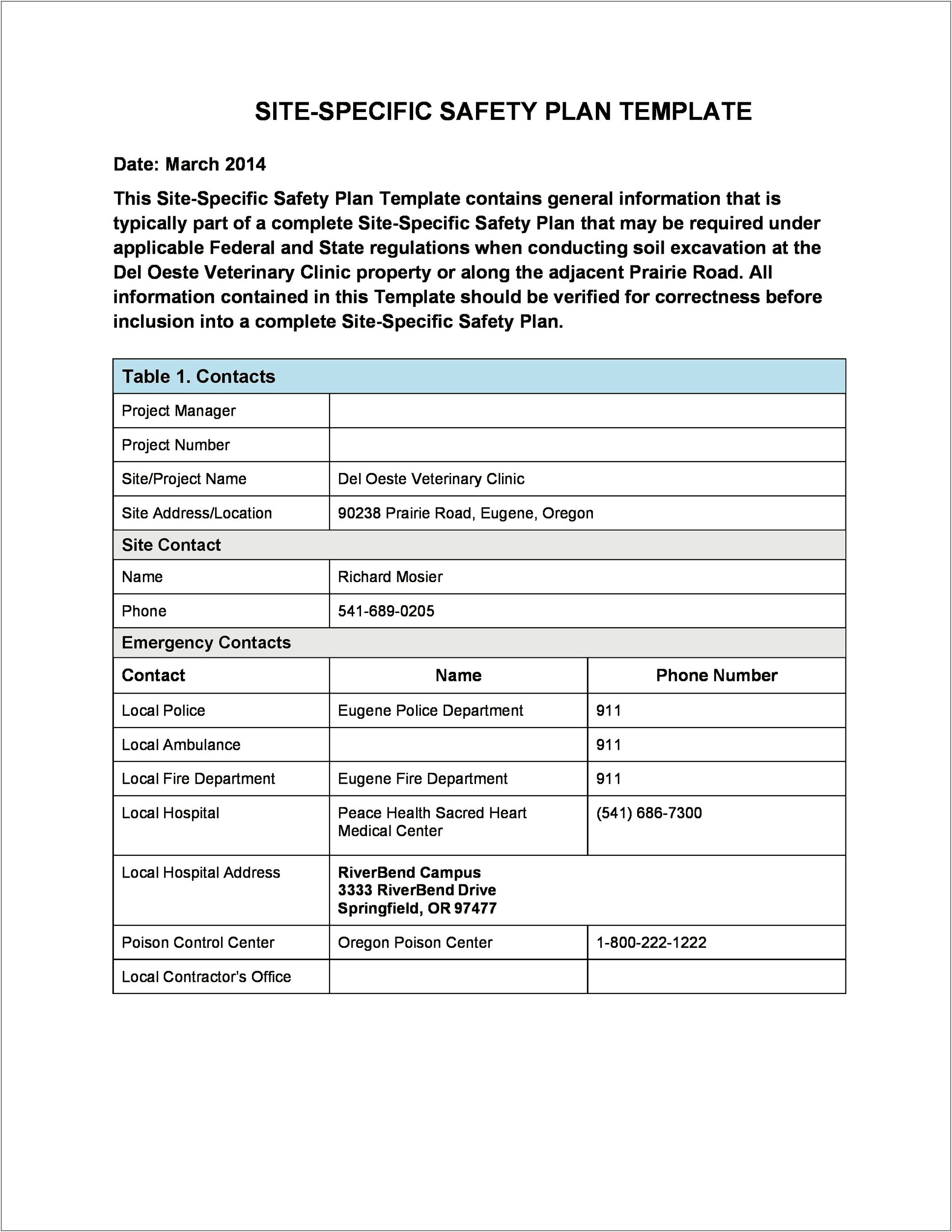 Action Plan Template For Police Department