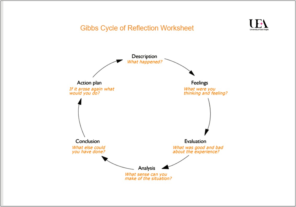 Action Plan Template For Reflective Practice