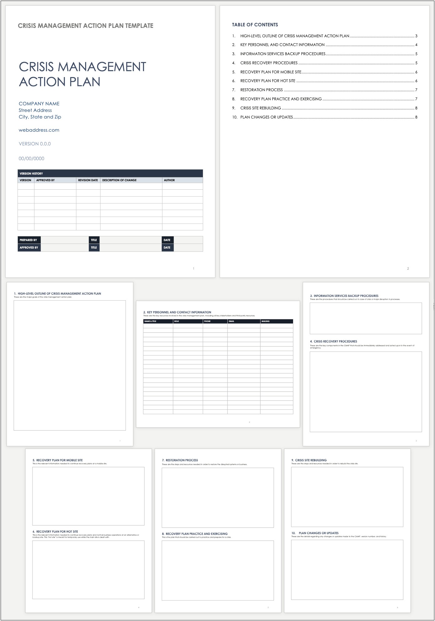 Active Shooter Plan Template For Businesses