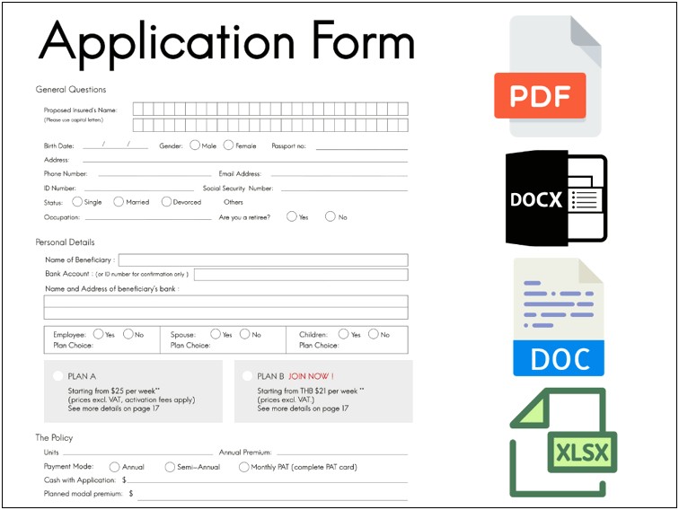 Activity Plan With Domains Fillable Template