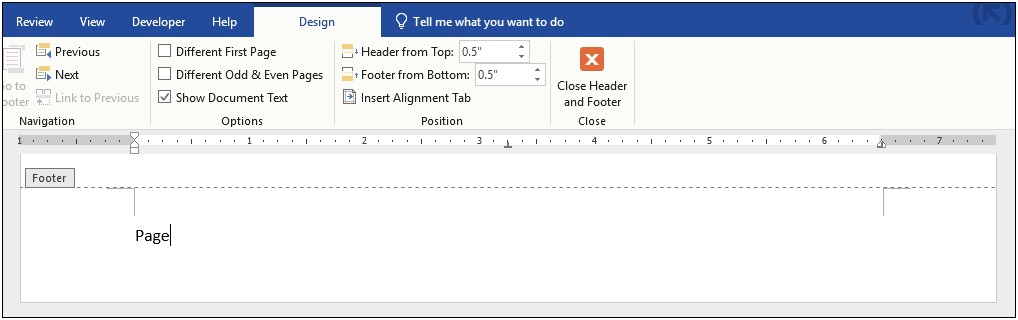 Add New Template Page To Word