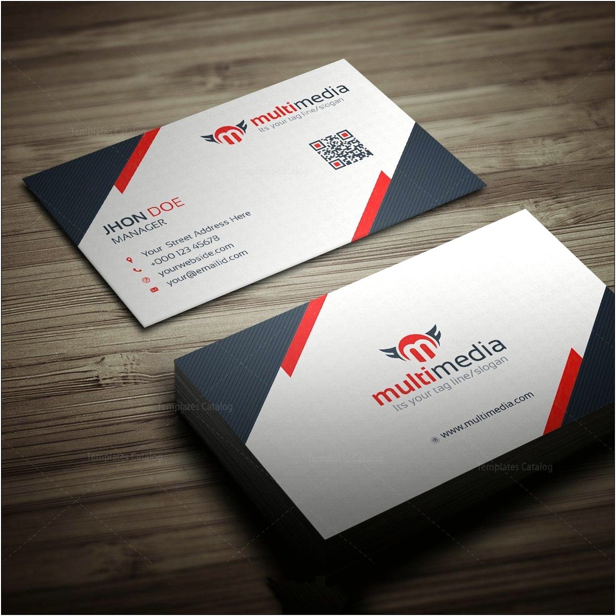 Adobe Illustrator Business Card Template Multiple