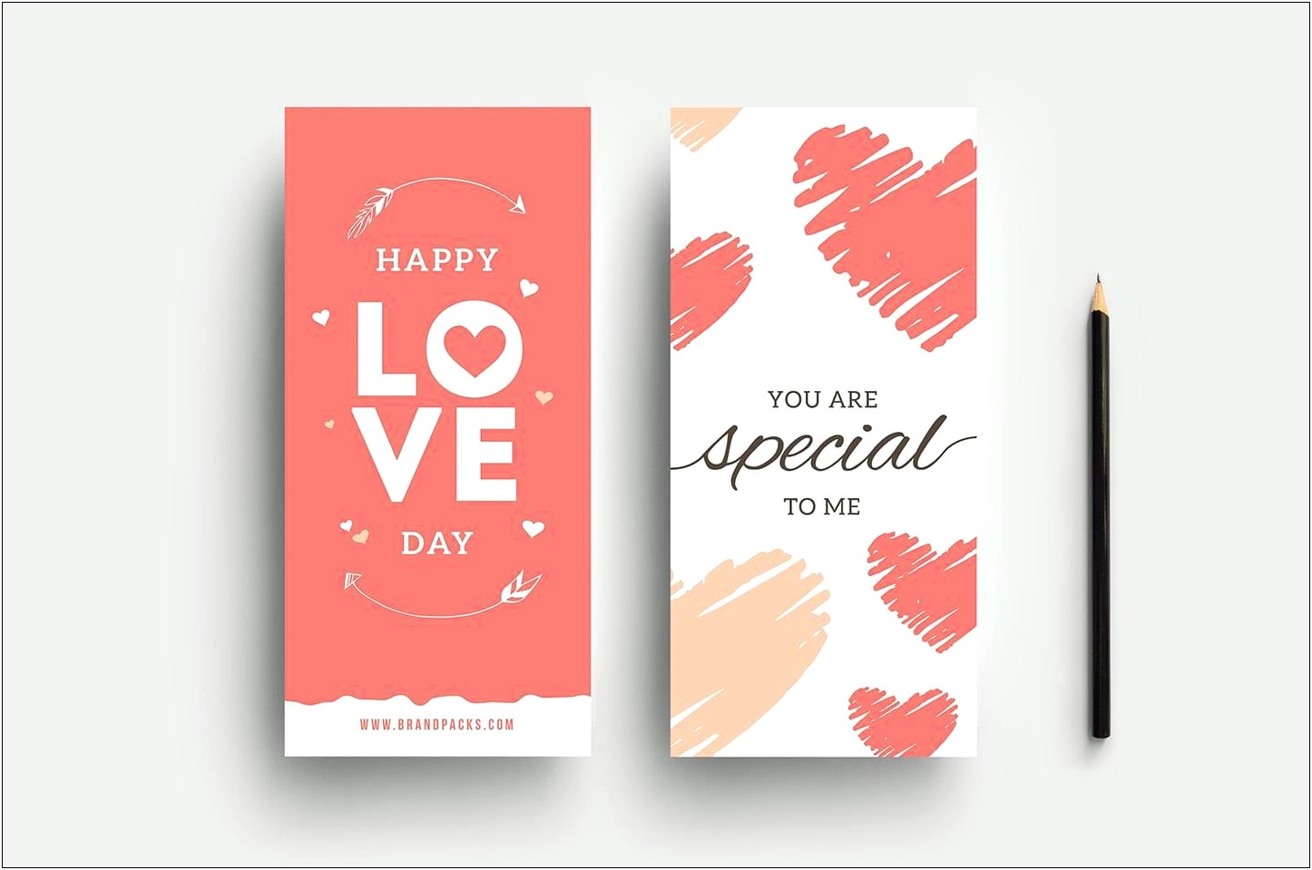 Adobe Illustrator Valentine's Day Card Template