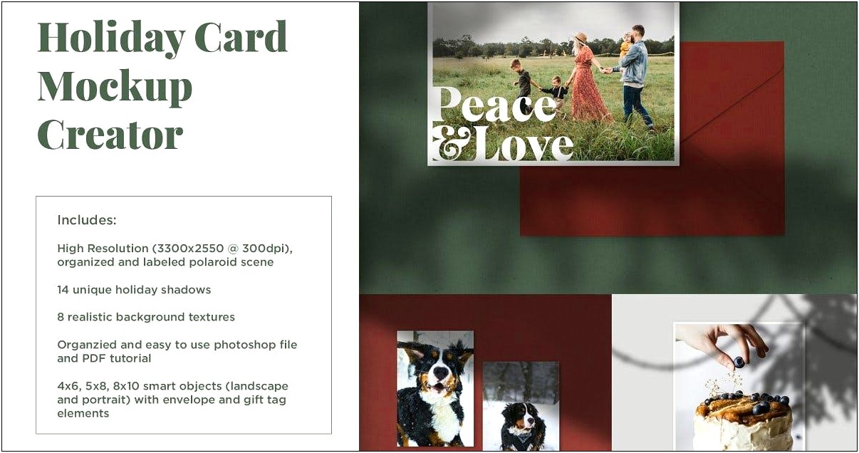 Adobe Photoshop Elements 14 Holiday Card Template