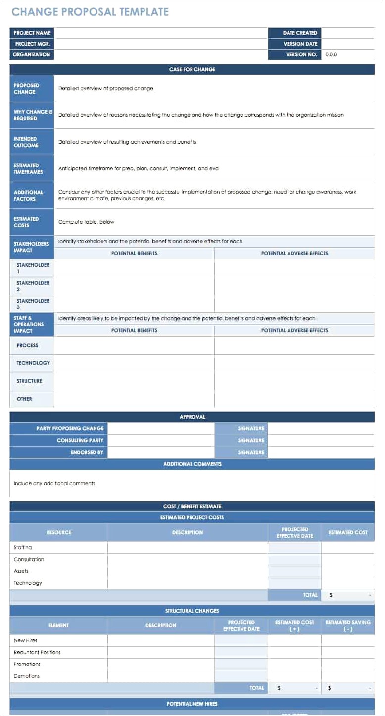 Agile Devops Change Management Plan Template