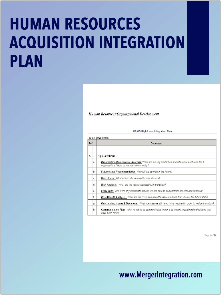 Agreement And Plan Of Merger Template