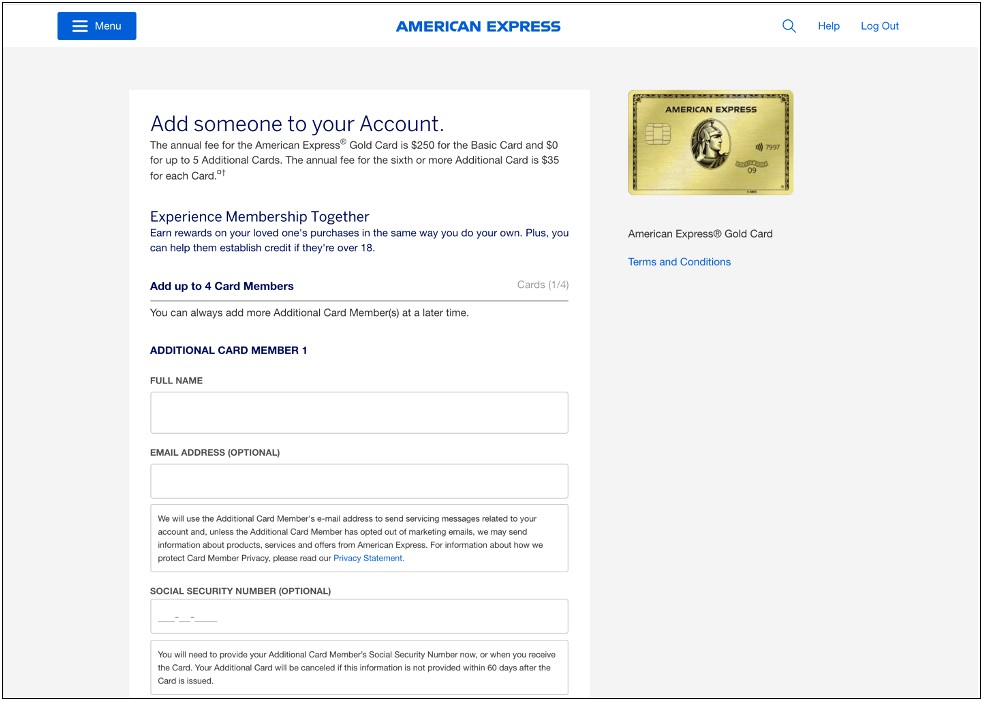 American Express Credit Card Authorization Form Template