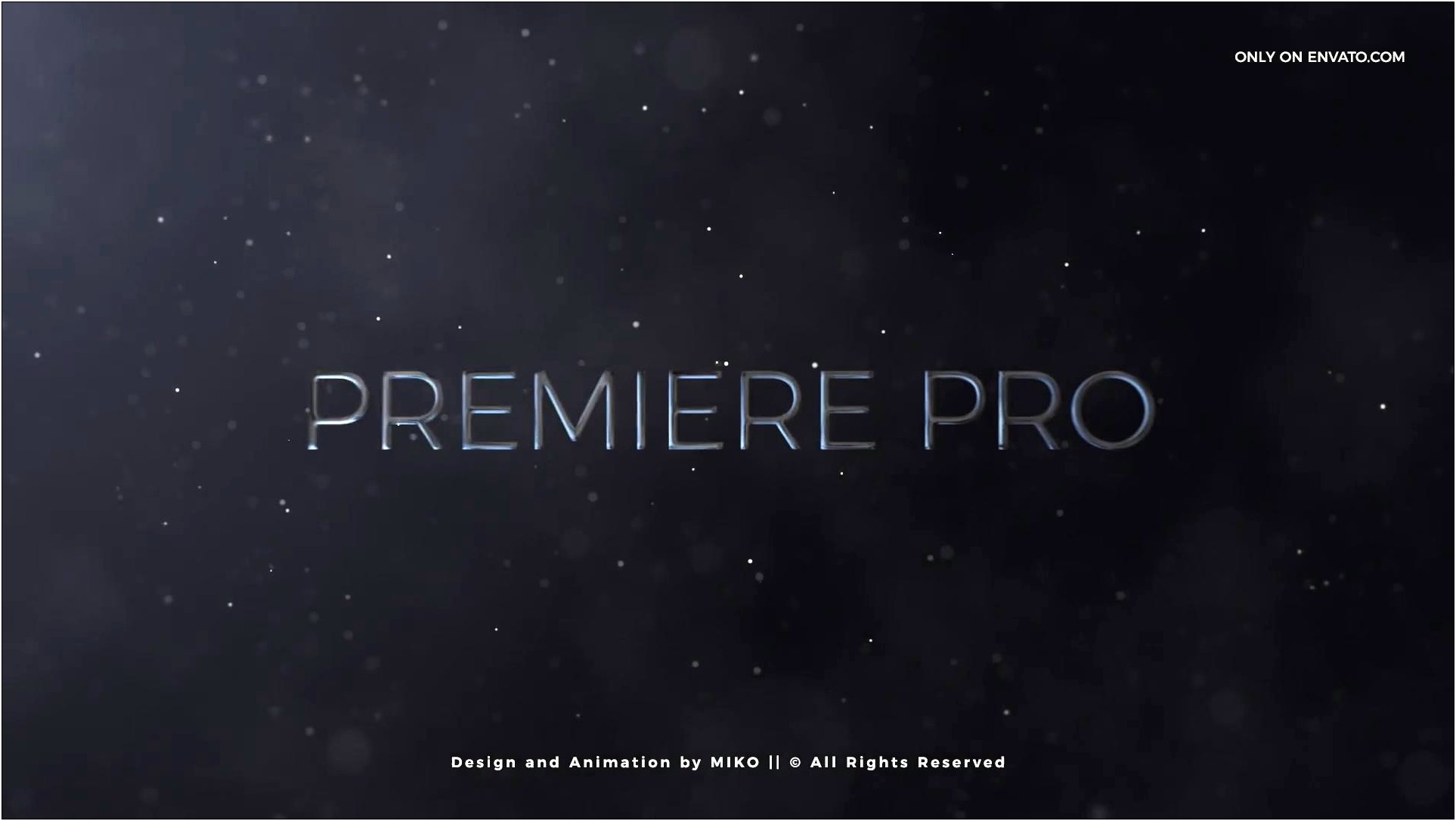 Animated Title Card Template Premiere Pro 2019