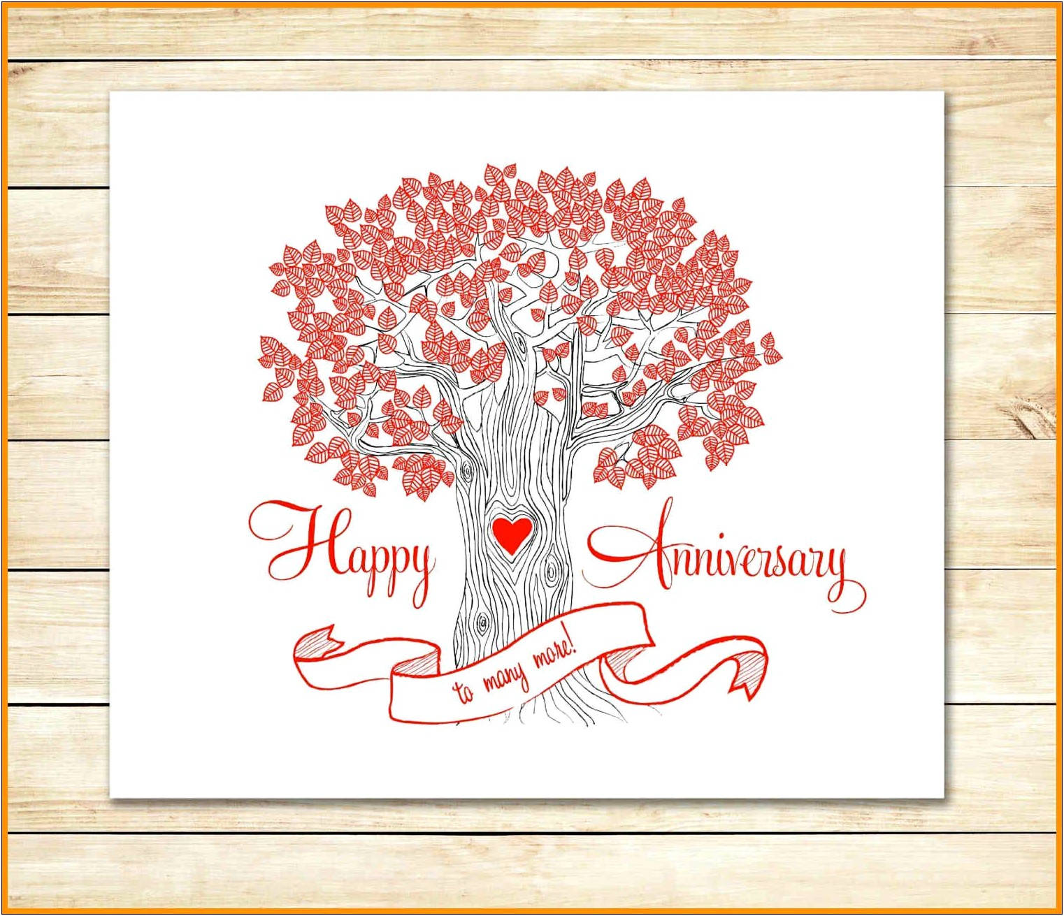 Anniversary Card Template For Open Office