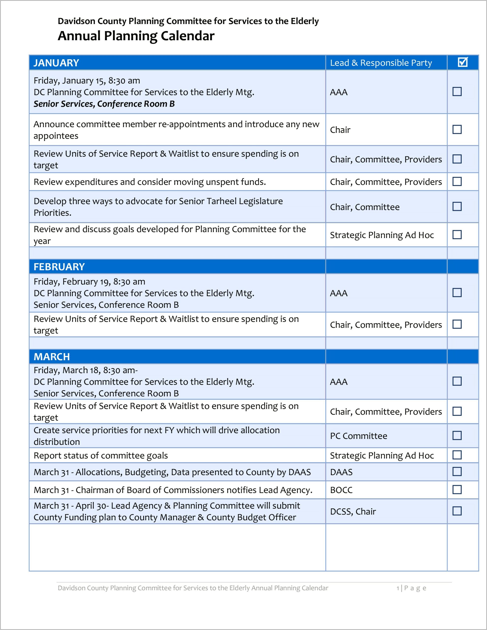 Annual Planning Calendar Template For School Google