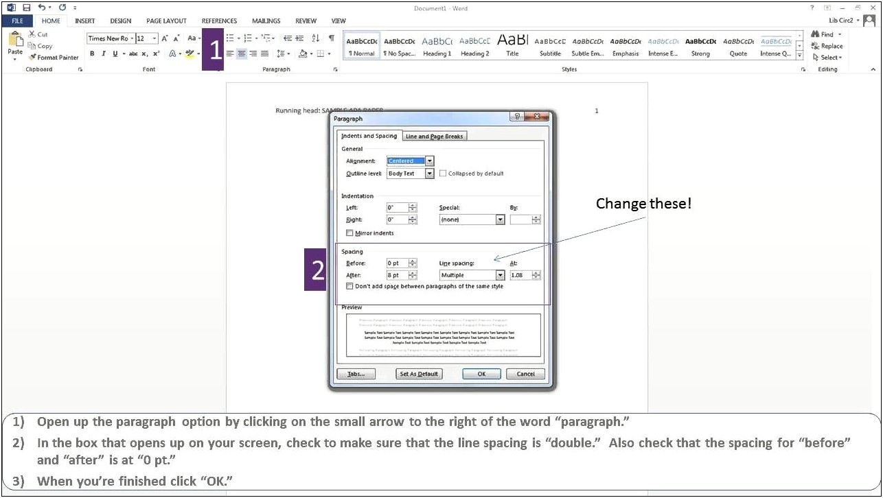 Apa Word Template For The Larger Context