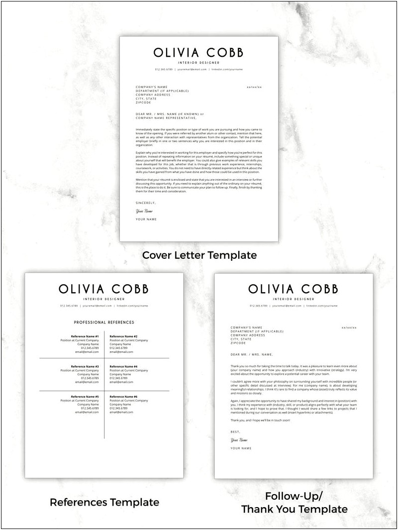 Apple Pages Fax Cover Letter Template