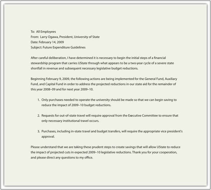 Approved Of New Hire Budget Template Letter