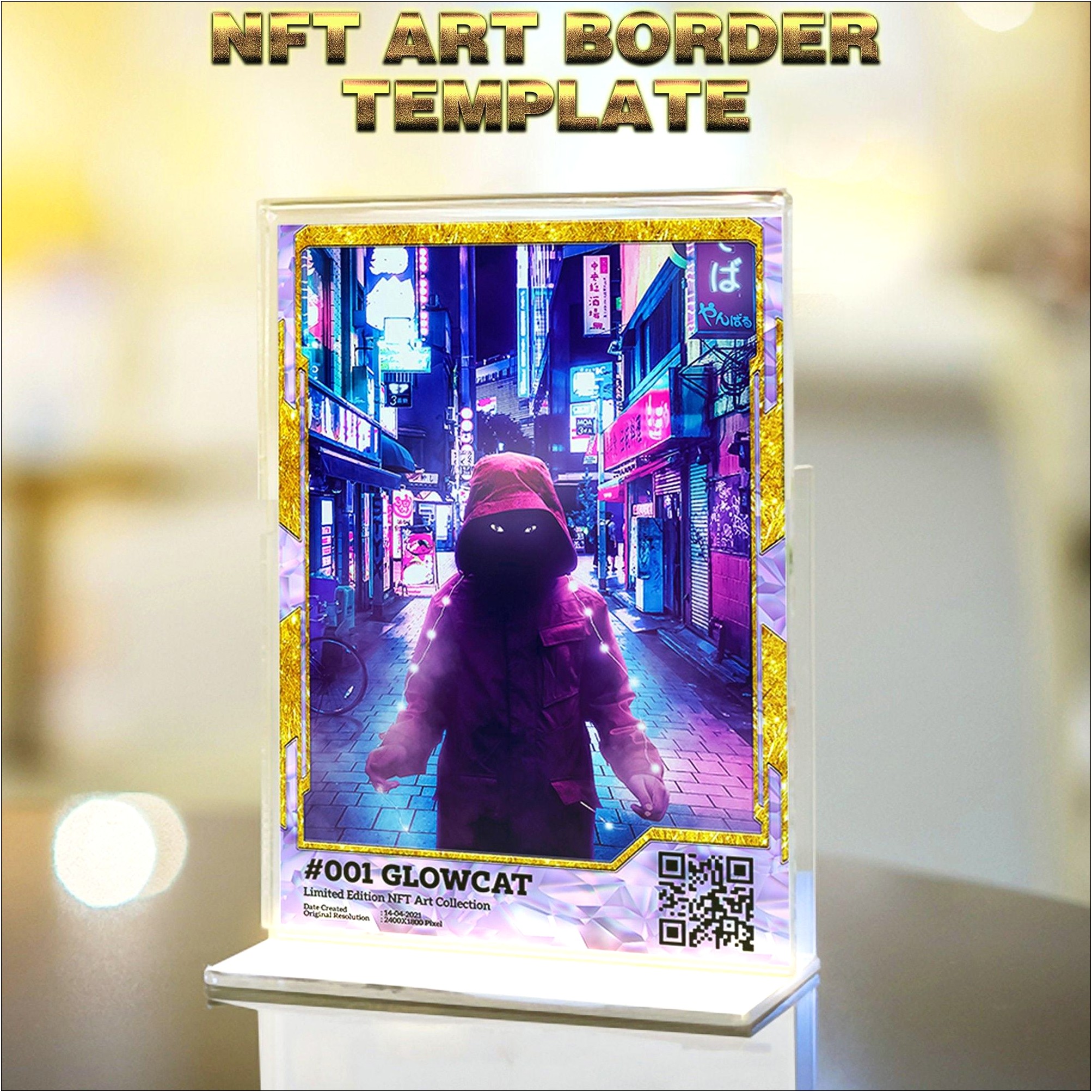 Artist Info Card Template For Paintings