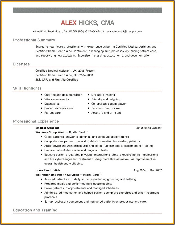 Assisted Home Health Care Business Plan Template