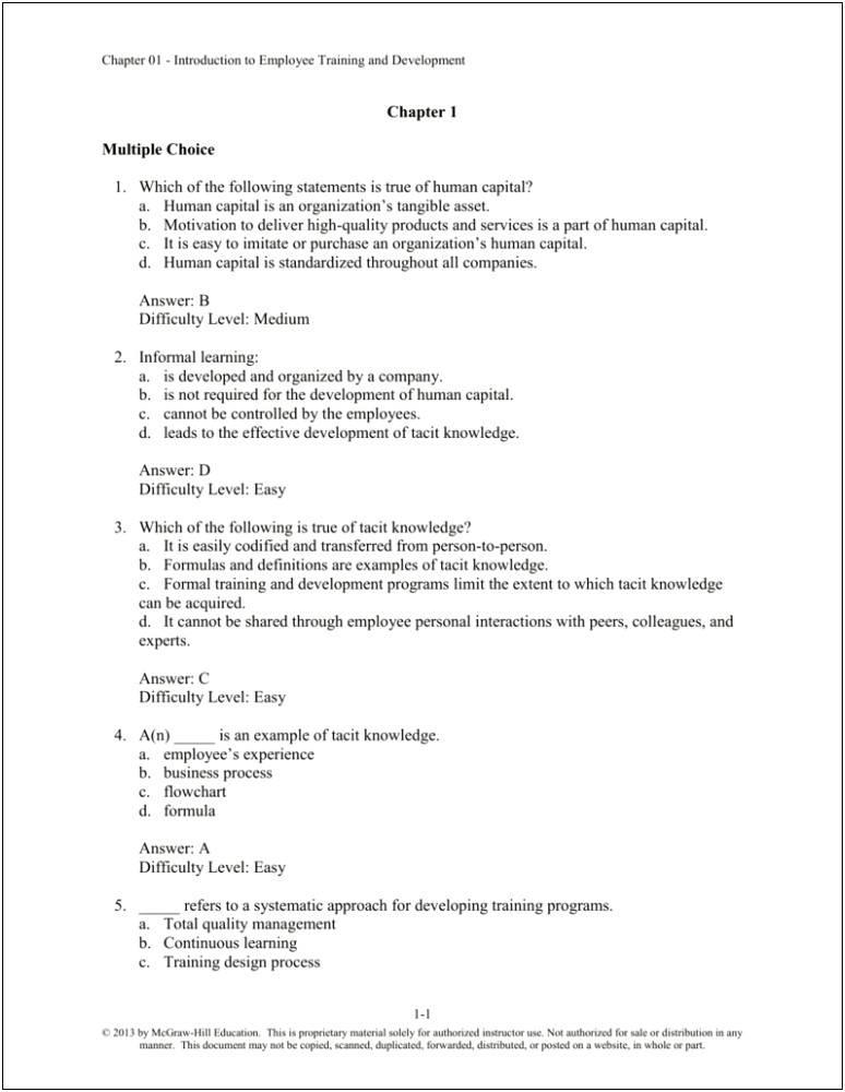 Astd Organizational Training Development Plan Template