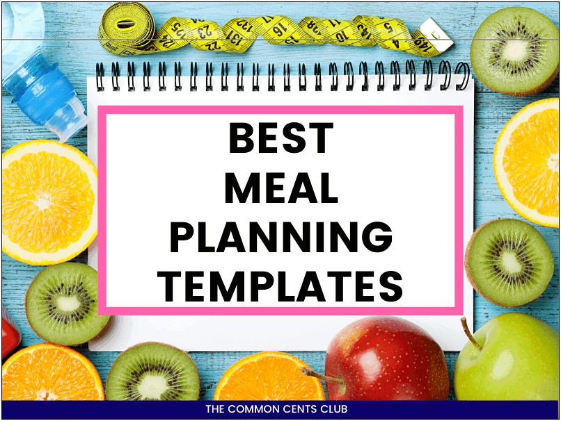 At Home With Nikki Menu Planning Template