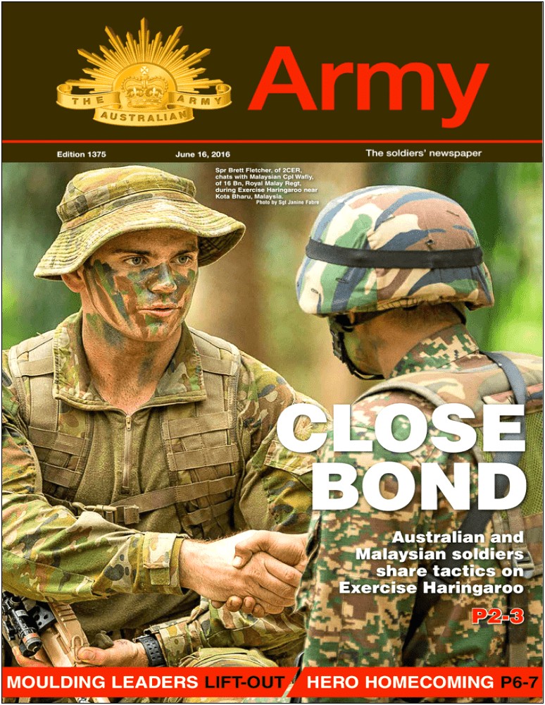 Australian Army Cadet Lesson Plan Template