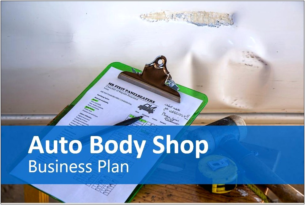 Automotive Repair Shop Business Plan Template