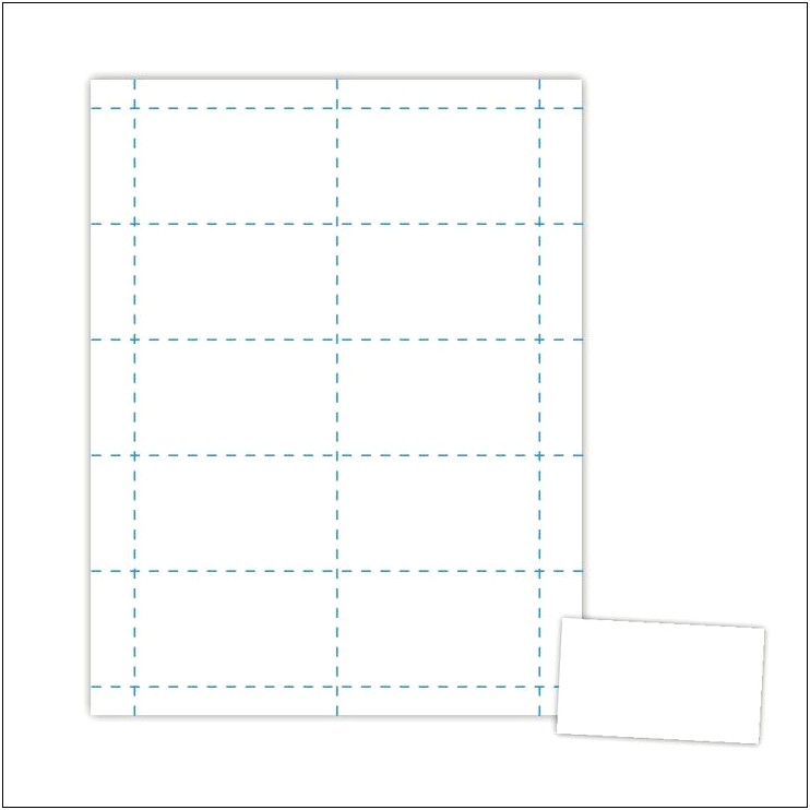 Avery 2 X 3.5 Business Card Template