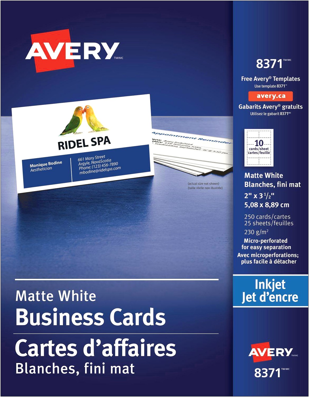 Avery 8 Up Business Card Template