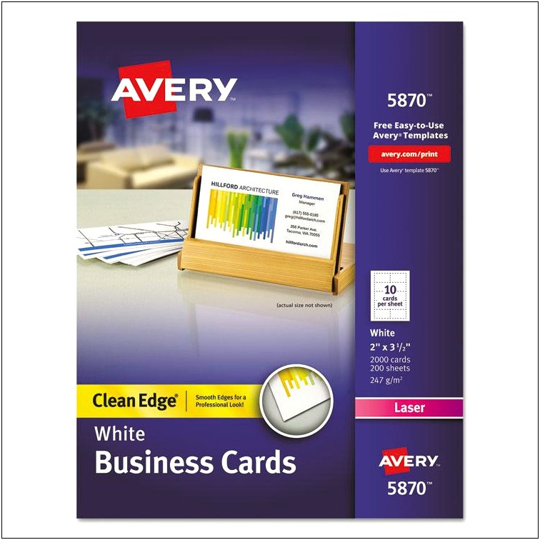 Avery 8371 Business Card Template For Mac