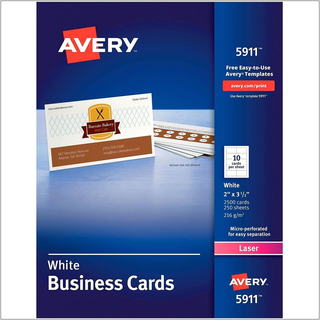 Avery Business Card Template 8371 Compare To 8871