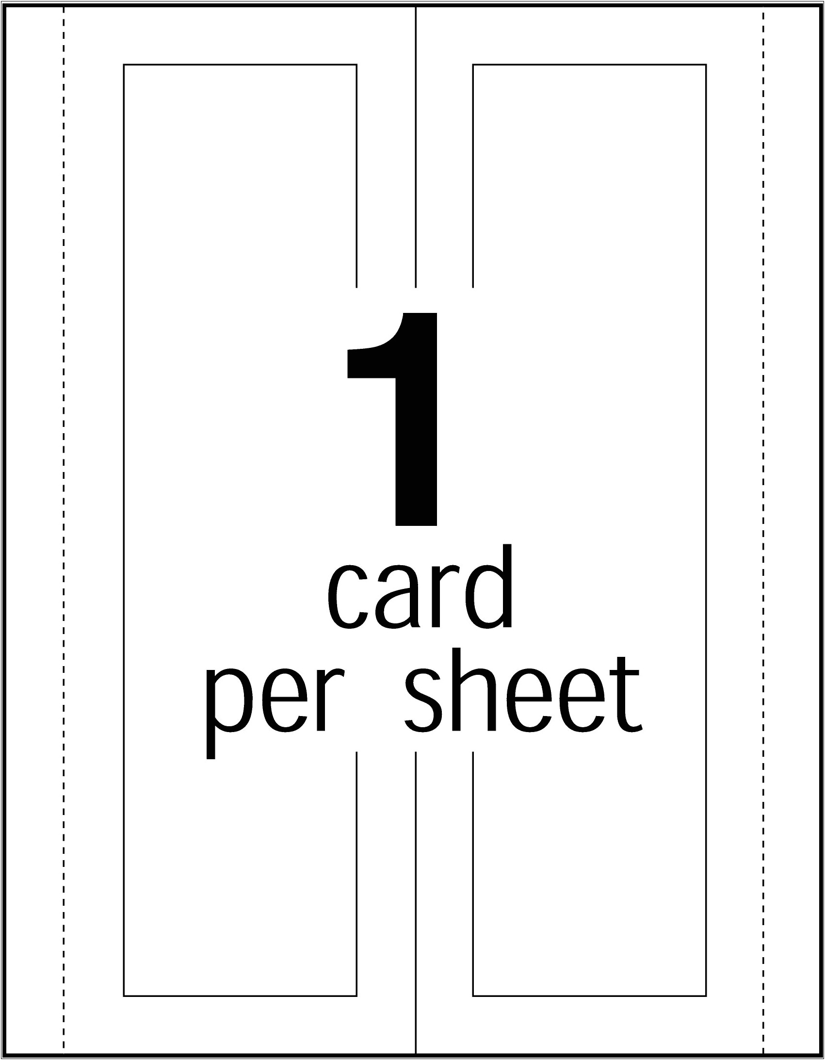 Avery Place Cards Template 2 Per Sheet