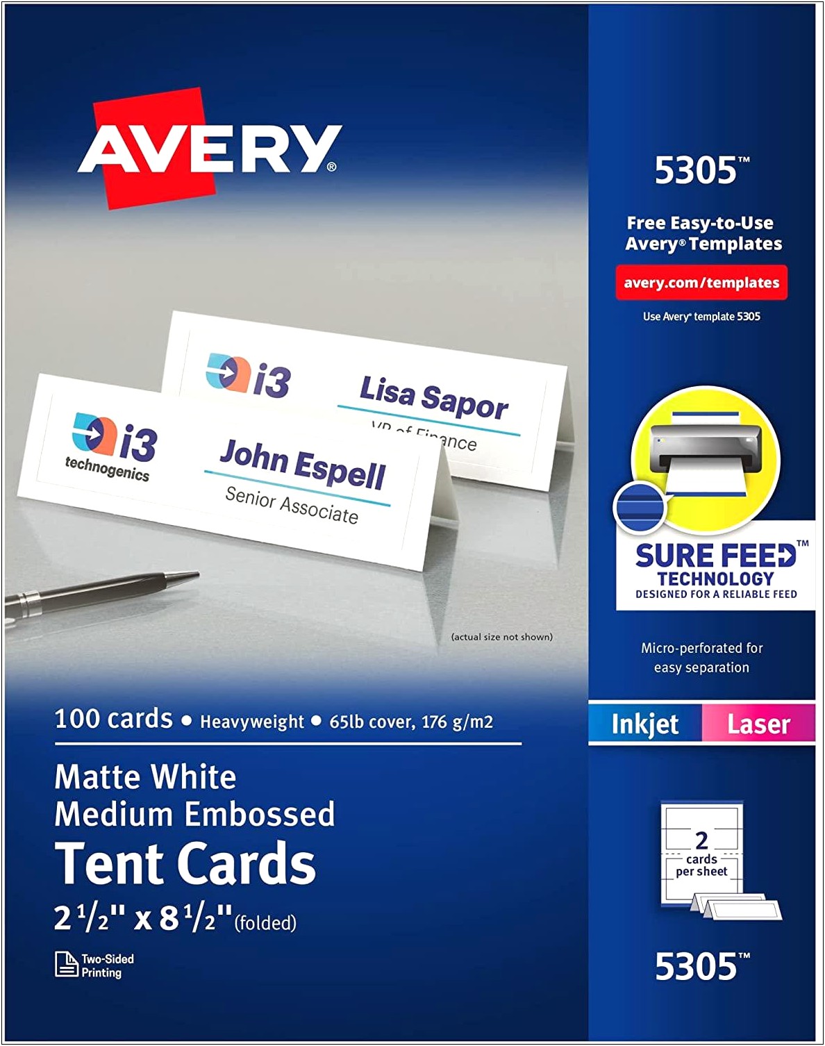 Avery Tent Card Template For Mac